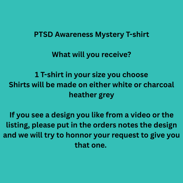 PTSD Awareness Mystery T-Shirt Unisex Fit
