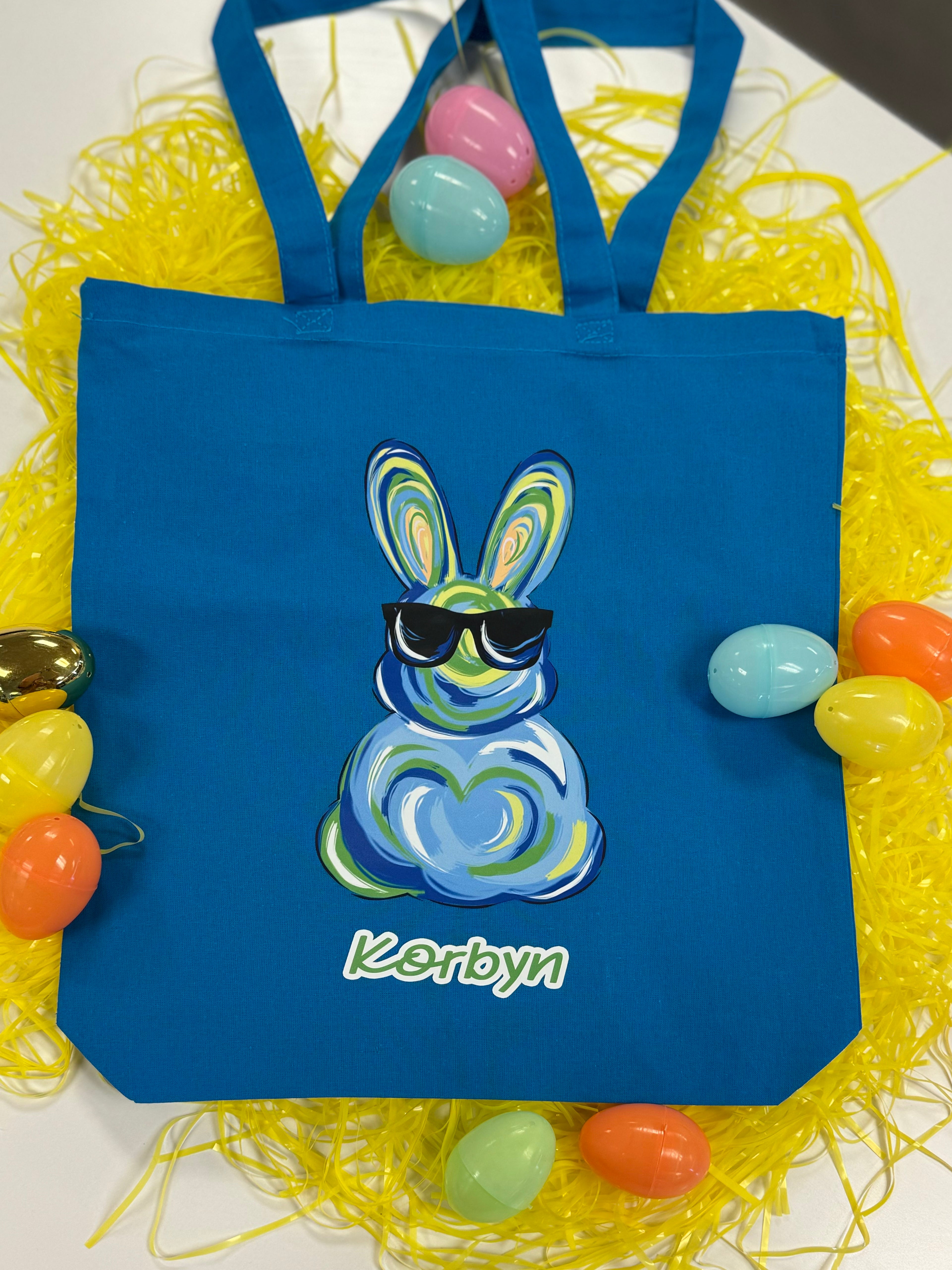 Easter Bunny Customizable Tote Bag