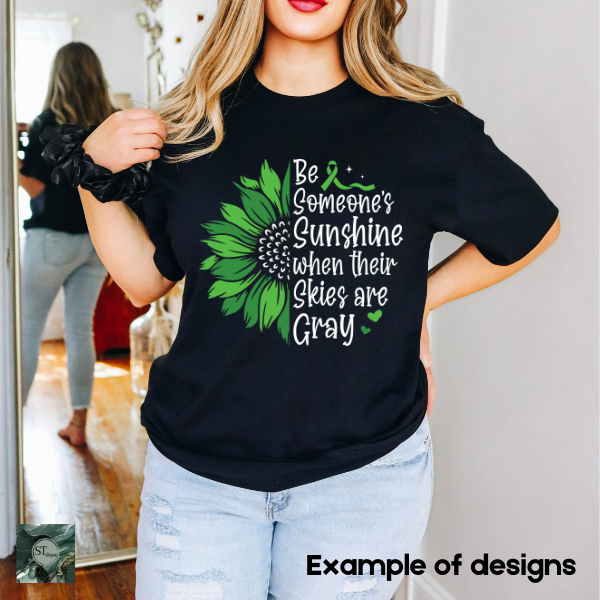 Mental Heath Awareness Mystery Statement T-Shirt Black or White