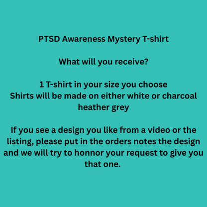 PTSD Awareness Mystery T-Shirt Unisex Fit