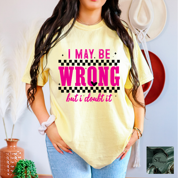 I may be wrong but I doubt it checkered T-Shirt