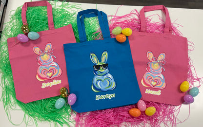 Easter Bunny Customizable Tote Bag
