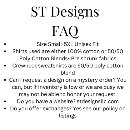 Valentines Day Collection- Mystery Design and Color- Choose between Crewneck Sweatshirt or T-Shirt Womenswear