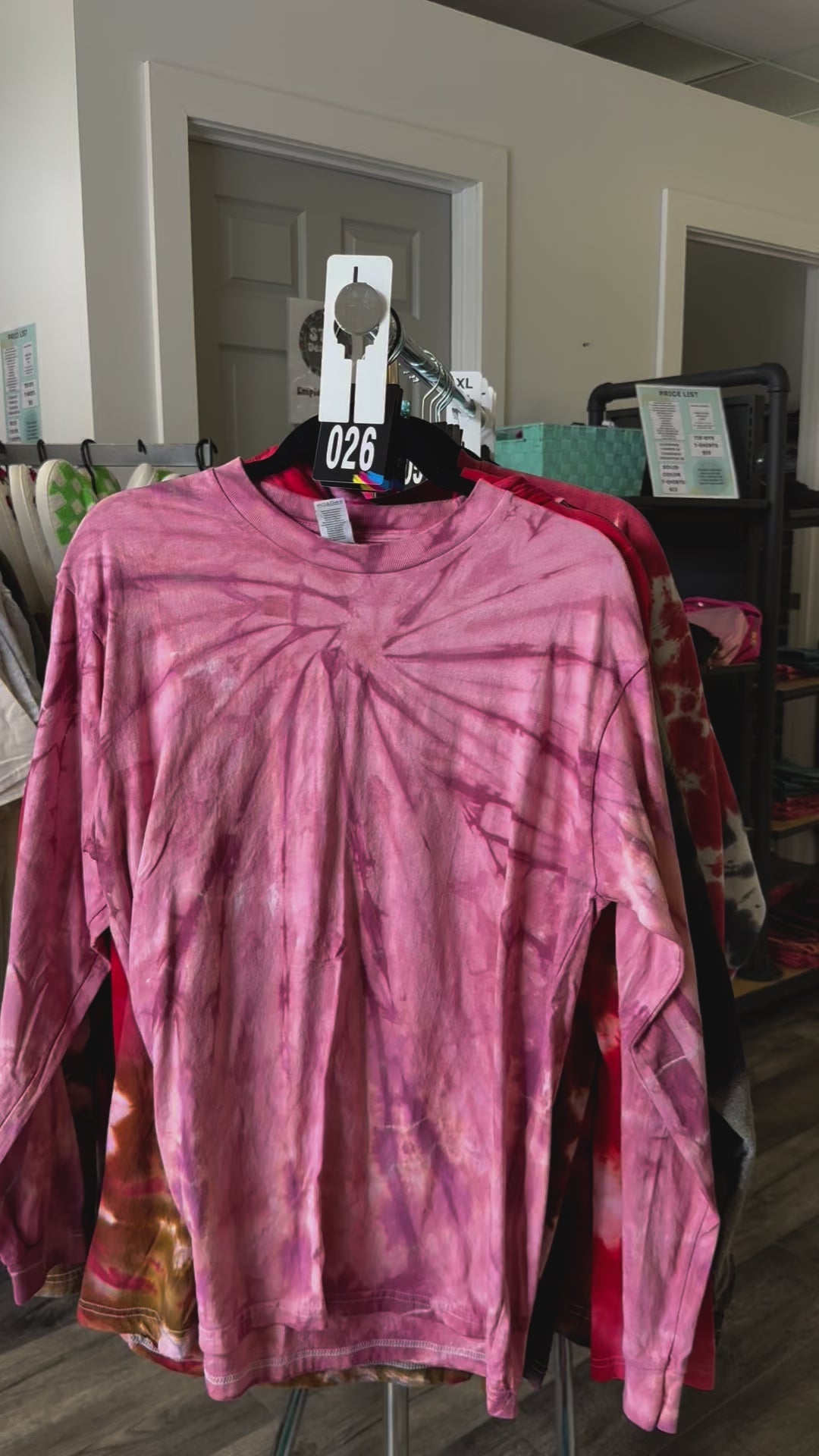 Load video: Size large Handmade Tie-dye by ST Designs
