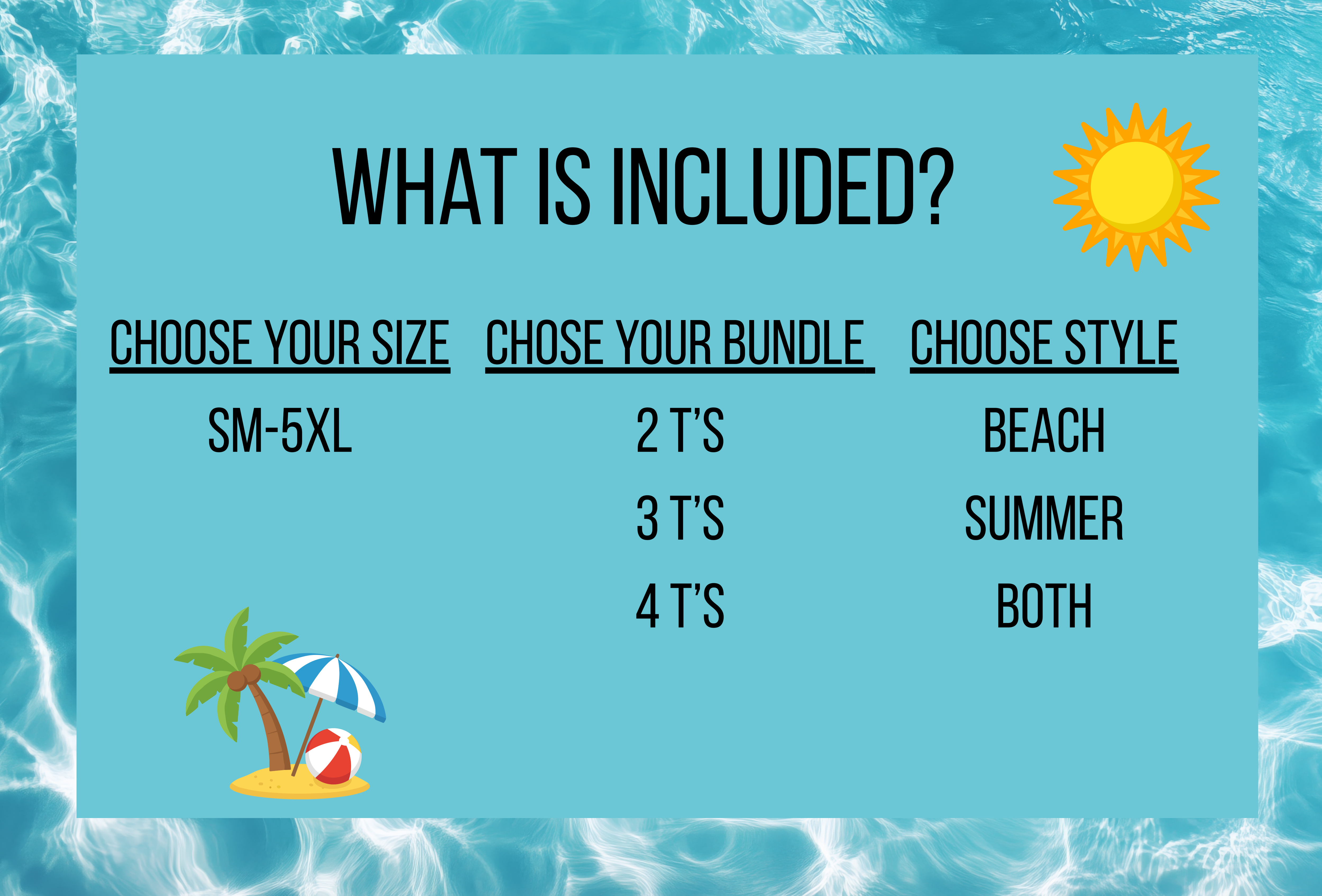 Summer/Beach Mystery T-Shirt Bundle